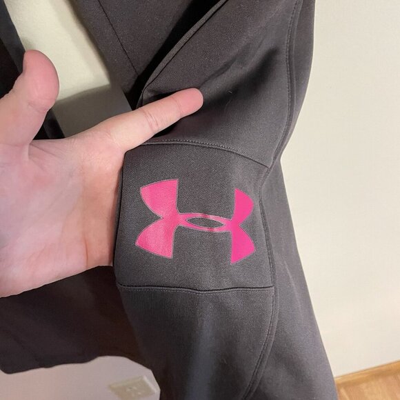 Under Armour Wmn L Gray All-Season Gear Semi-Fitted Straight Leg Athletic Pants - Picture 4 of 10